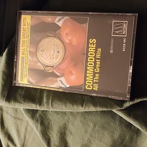 Commodores All the Greatest hits cassette tape